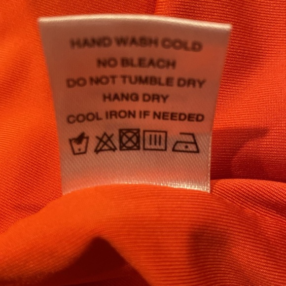 XS Superdown Orange lined Dress - new with tags - Picture 5 of 5